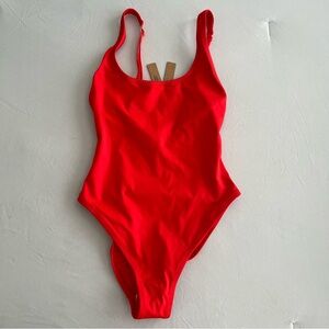 Skims Ruby Recycled Swim Scoop Neck One Piece